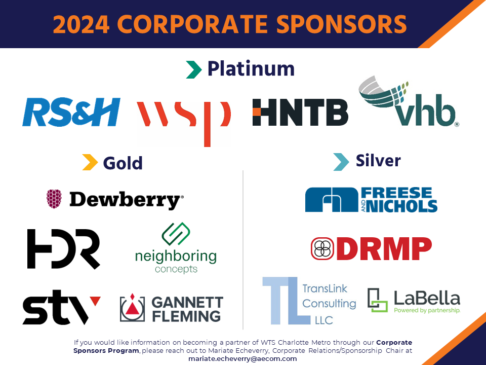 2024 WTS Charlotte Corporate Sponsors