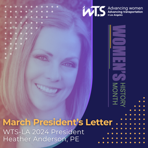 WTS-LA March President's Letter