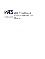 WTS-GNY Annual Report front page 2018
