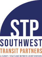 Southwest Transit Partners logo, A Sundt/Stacy and Witbeck Joint Venture