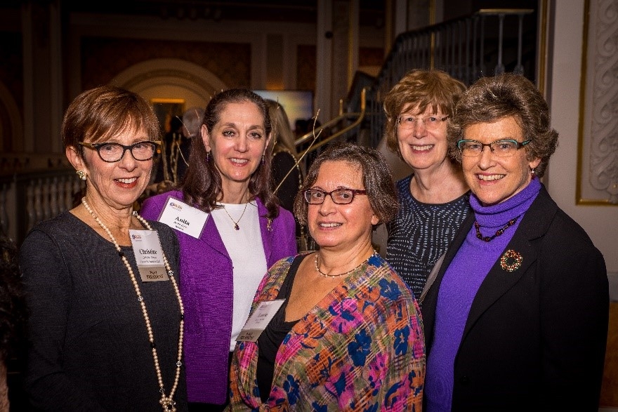 Photo of women who were instrumental founding WTS at WTS-DC 40th anniversary celebration