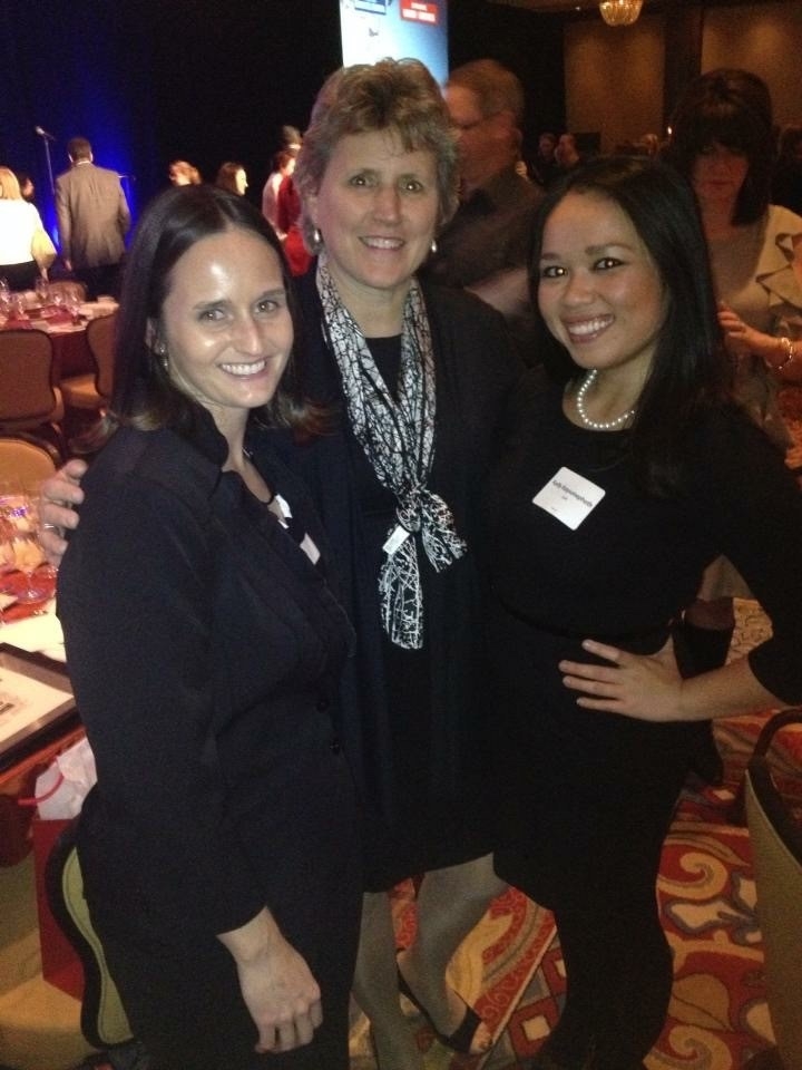 Jane Morris (middle) with her mentees, Jessica Fly and Kelly Kaysonepheth, in 2014 when Jane was honored as one of the Top 25 Women in Business by The Phoenix Business-Journal.