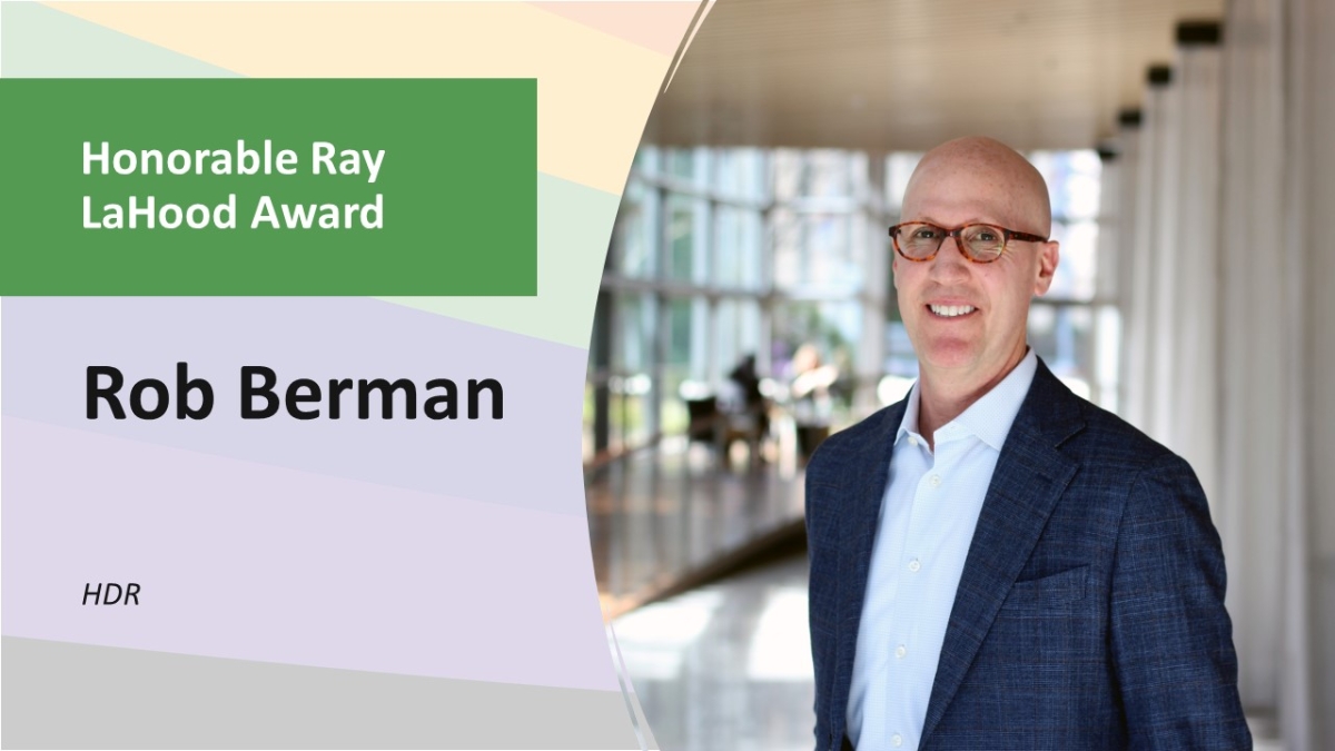 Rob Berman WTS Puget Sound 2022 LaHood Award