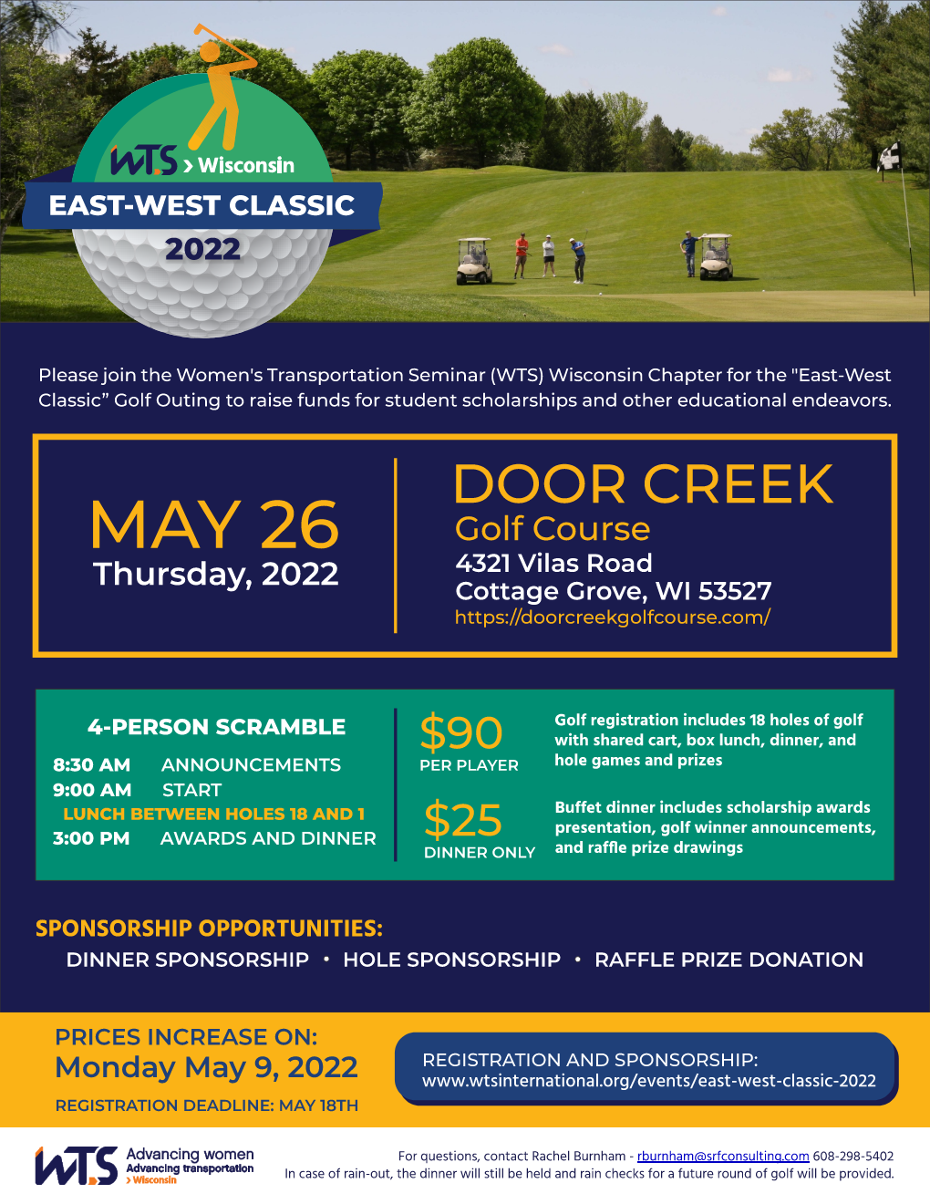 WI WTS Golf Outing Flyer