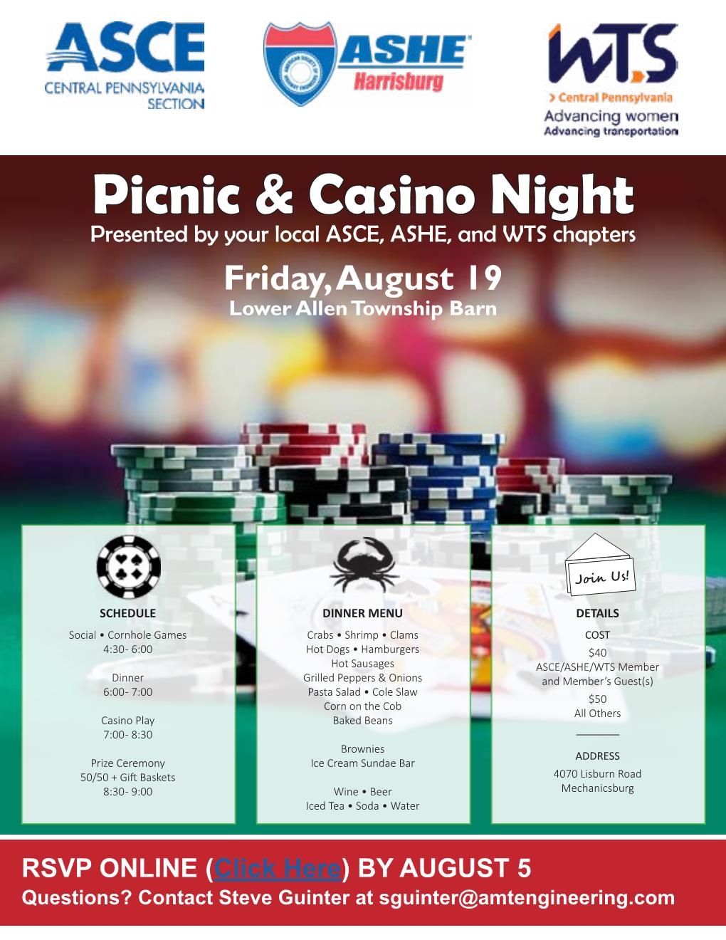 ASCE-ASHE-WTS Casino Night