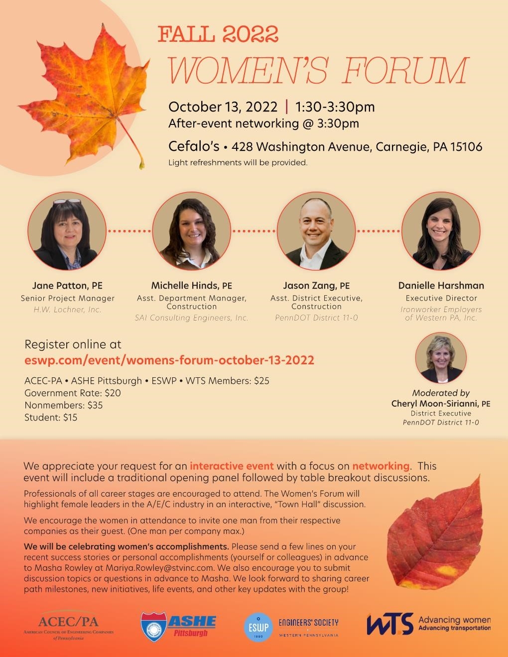 October Womens Forum