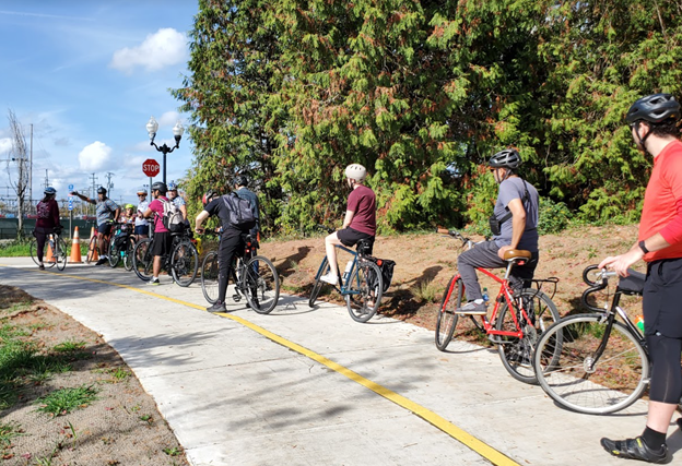 DC bike event participants