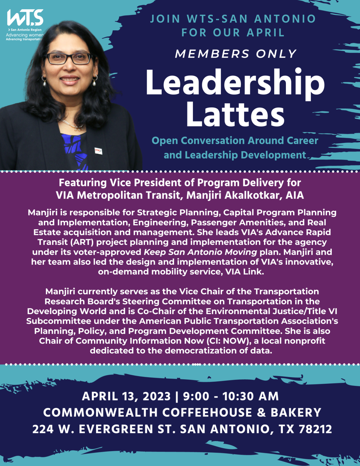 WTS-SAR April 2023 Leadership Lattes