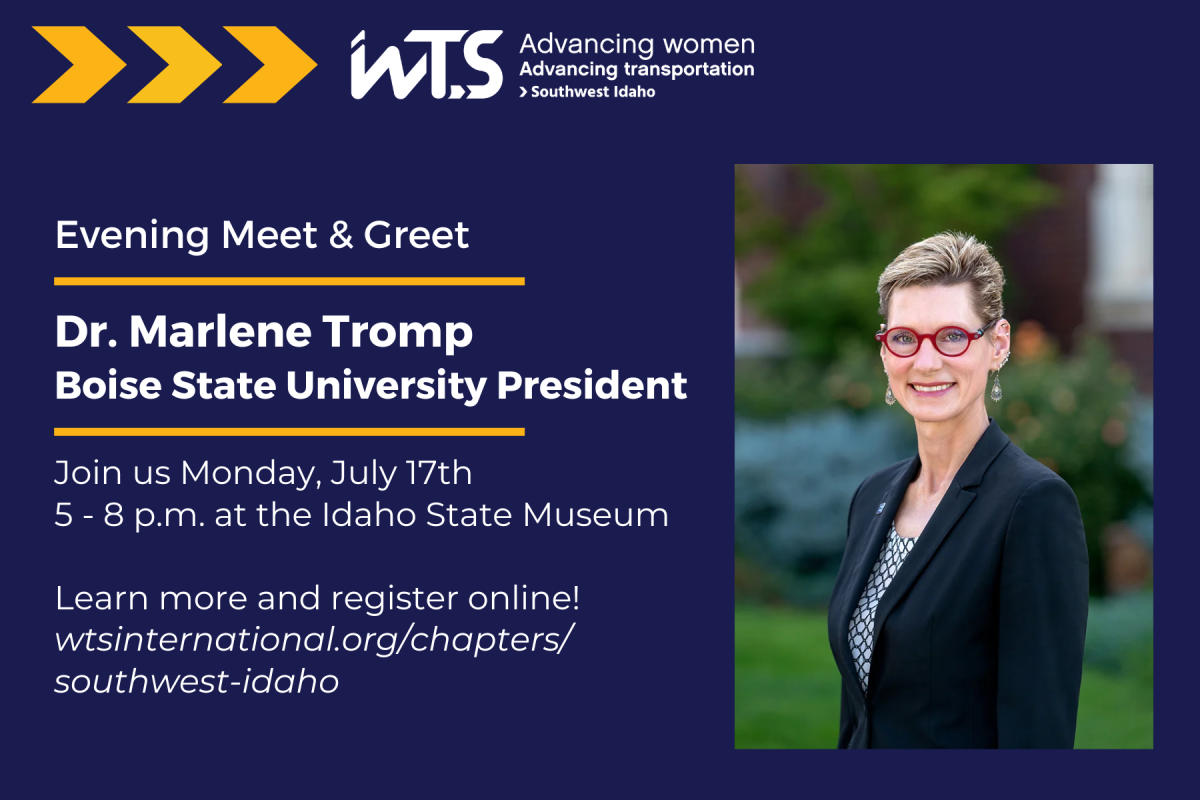 Dr. Tromp, the Boise State University President