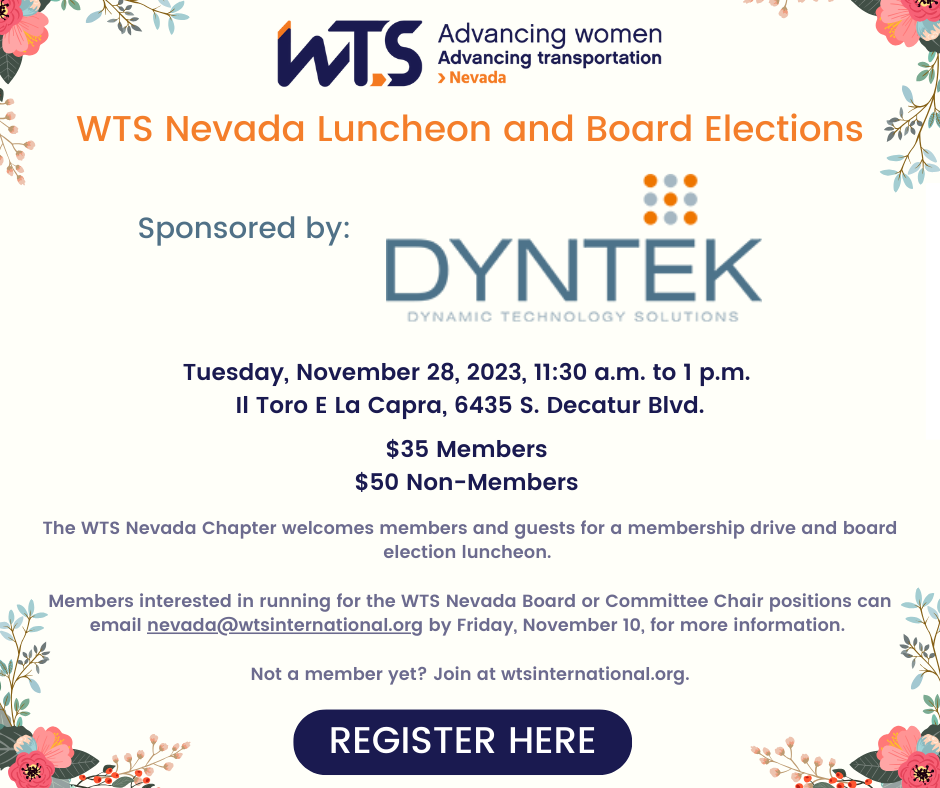 WTS Nevada Luncheon and Board Elections