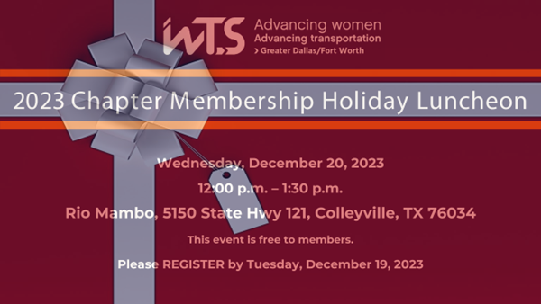 2023 WTS DFW Holiday Lunch Invitation