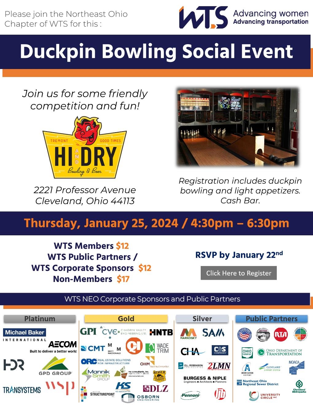 Duckpin Bowling Social Event
