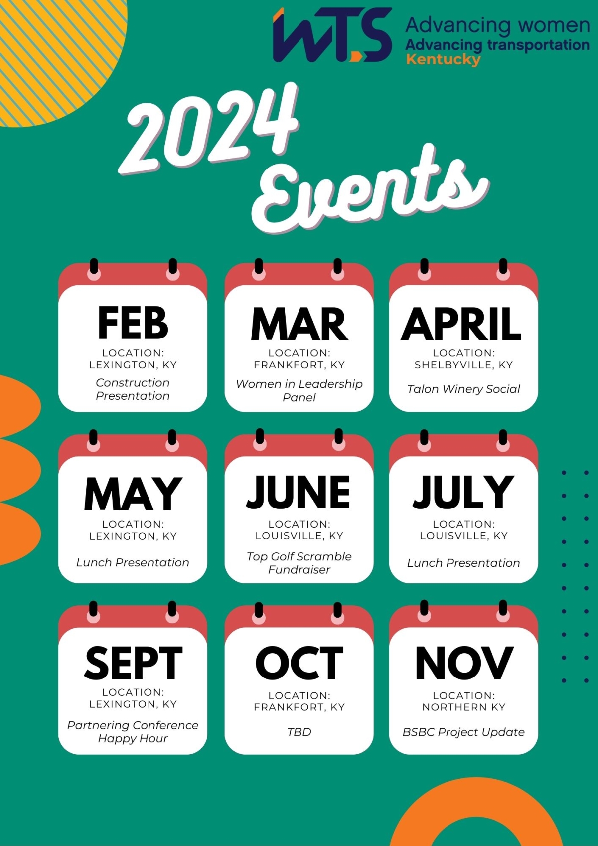 2024 Events Calendar