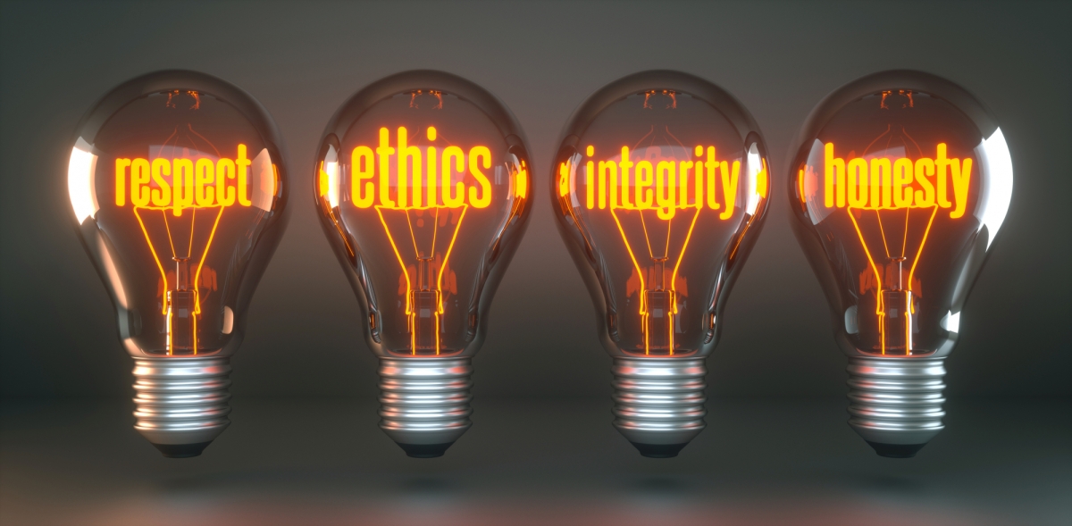 Respect Ethics Integrity Honesty