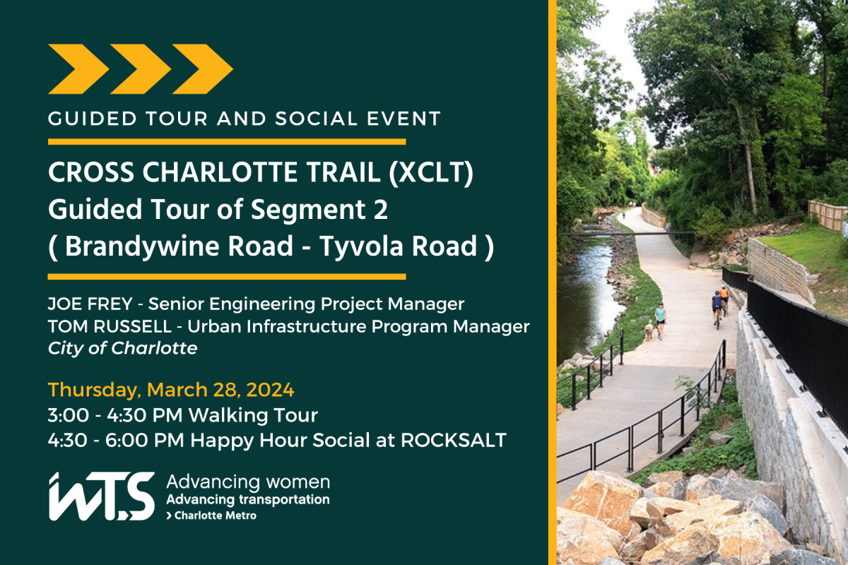Cross Charlotte Trail Guided Tour of Segment 2 March 28, 2024