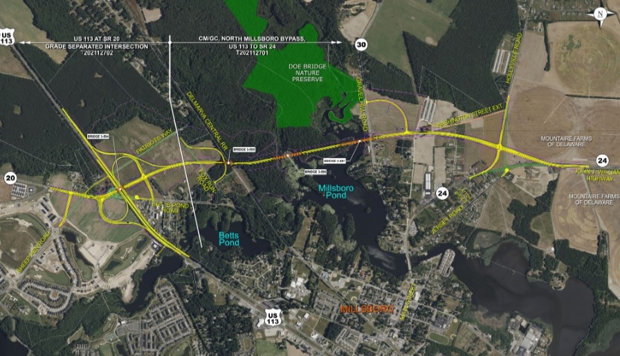 Millsboro Bypass Concept Map