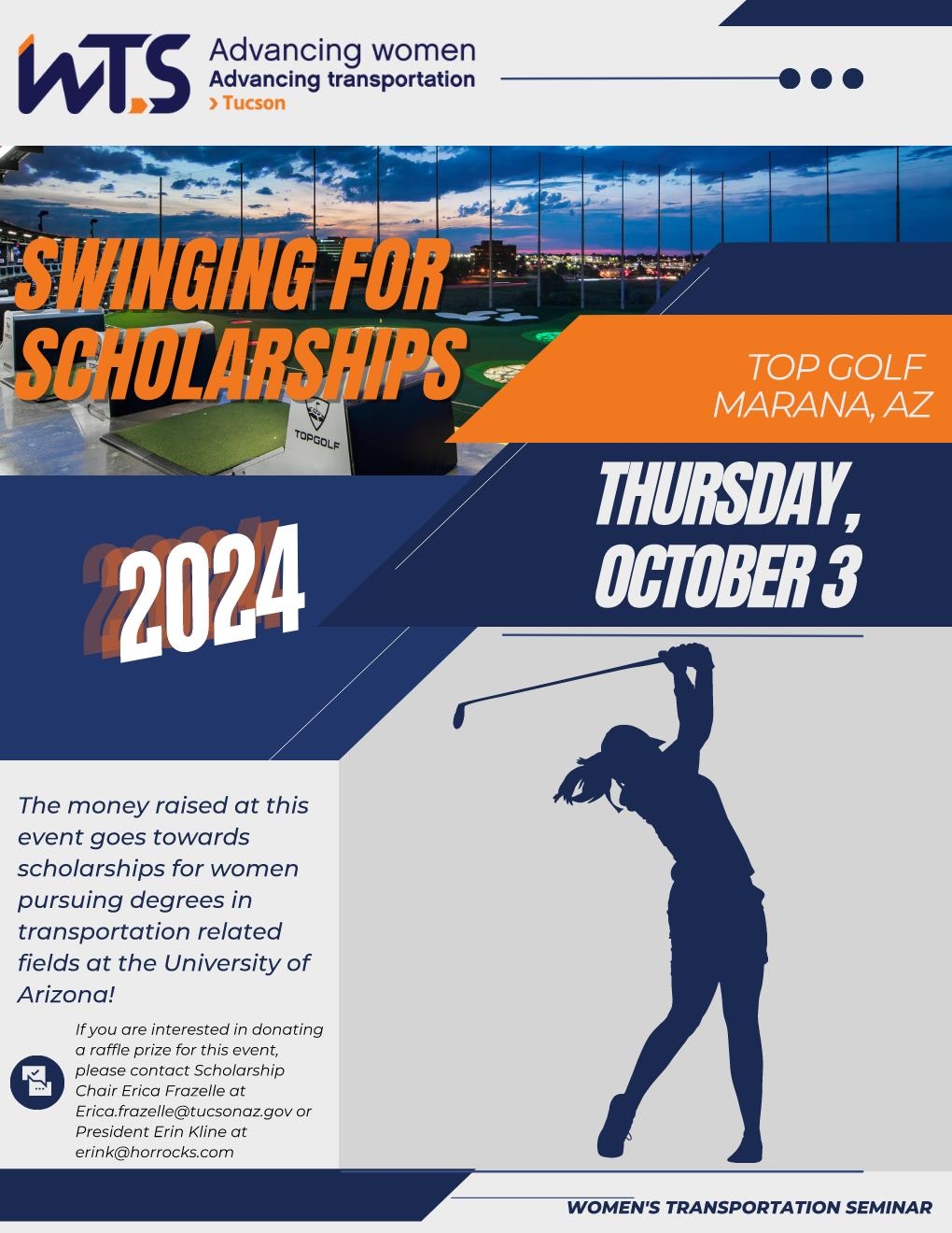 Topgolf Swinging for Scholarships flyer page 1