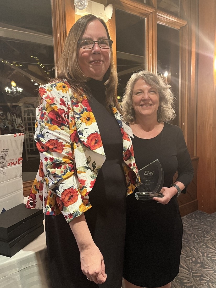 The WTS Central Pennsylvania Chapter honored Peg Bradley, PMP, PMI-ACP, as its 2023 Member of the Year.
