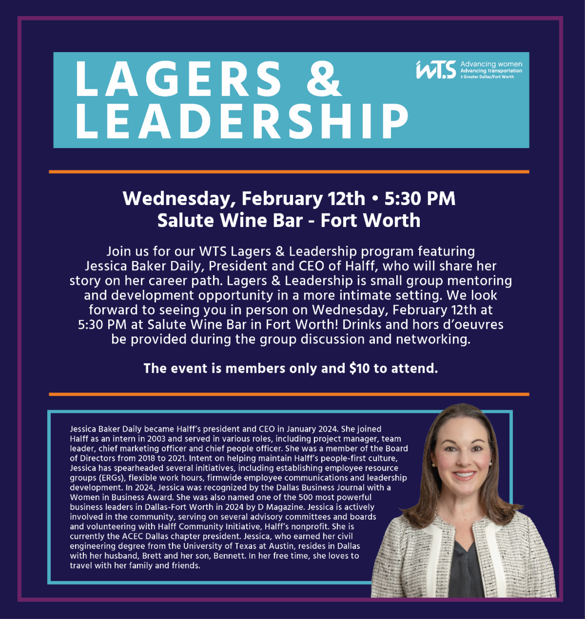 WTS lagers and leadership ft Jessica Baker Daily