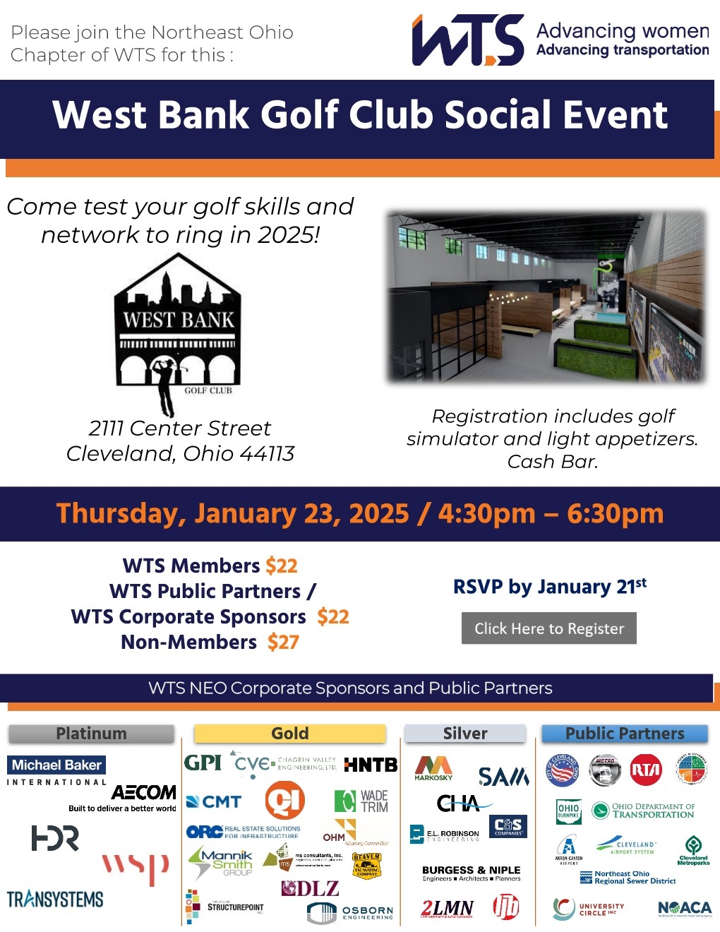 NEO Golf Simulator Social Event