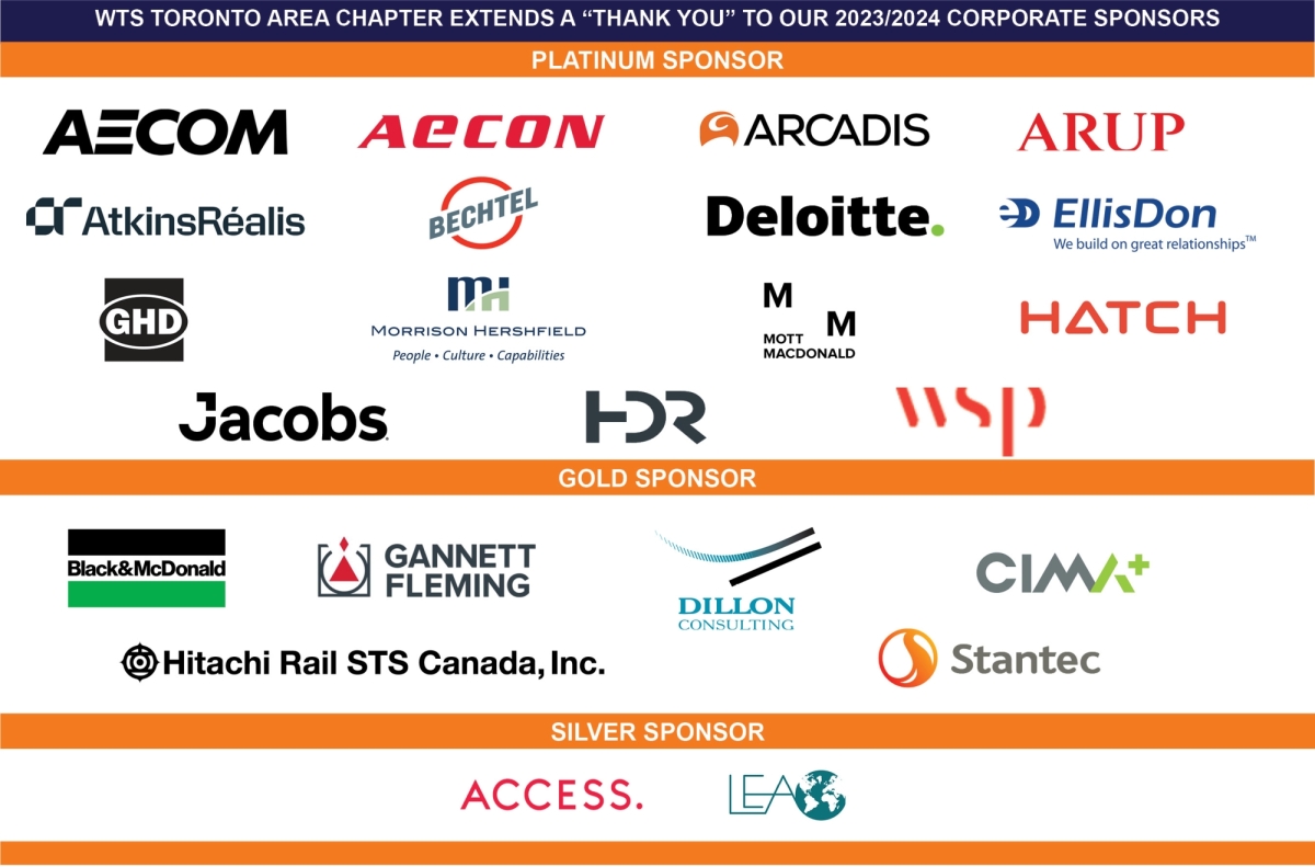 WTS Toronto 2023/24 Sponsor Banner