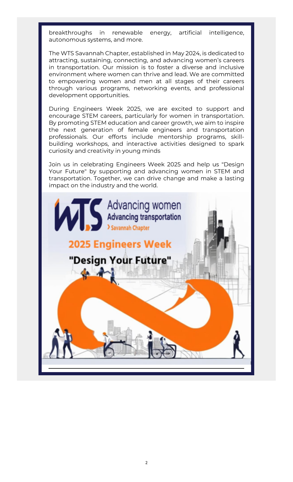 WTS Savannah Chapter Newsletter February 2025 - 2