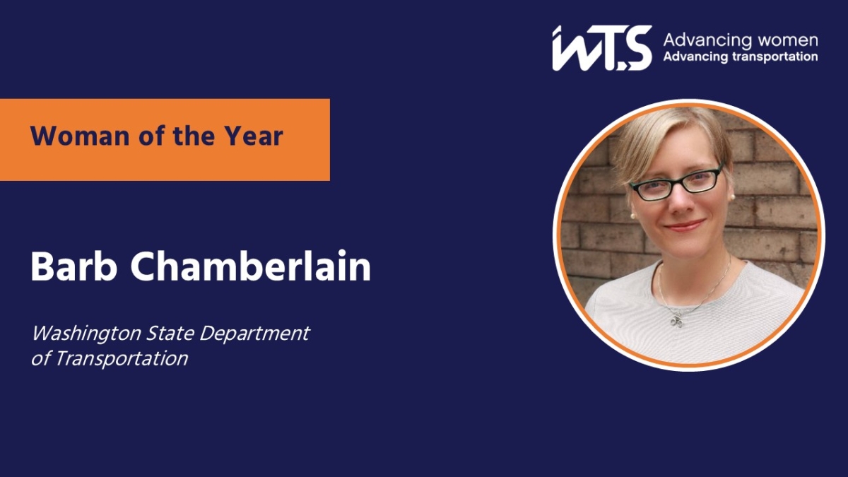 Woman of the Year, Barb Chamberlain, WSDOT