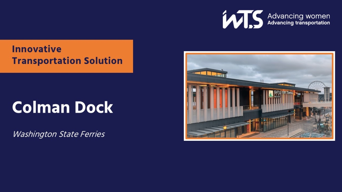 Innovative Transportation Solution, Colman Dock, Washington State Ferries