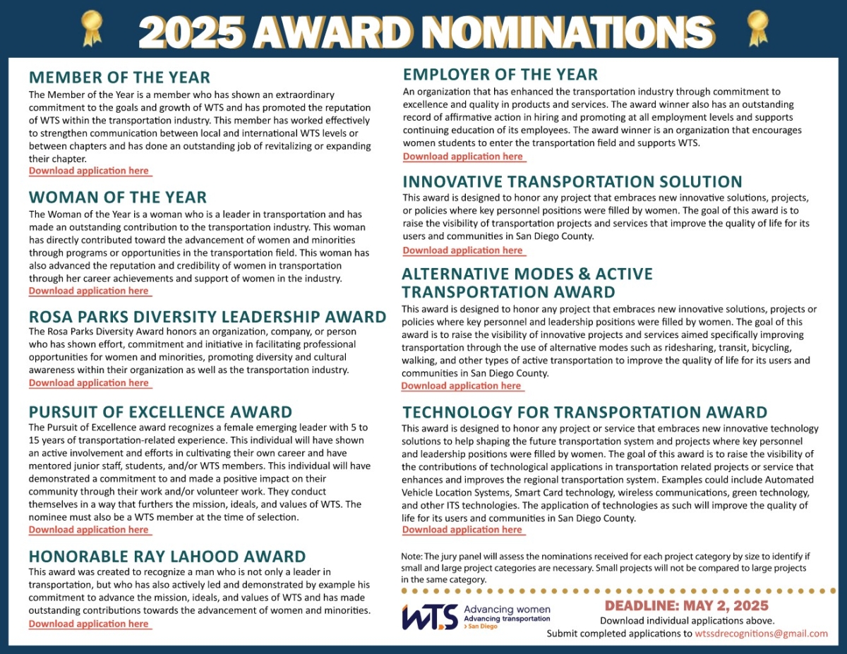 2025 Nominations Flyer