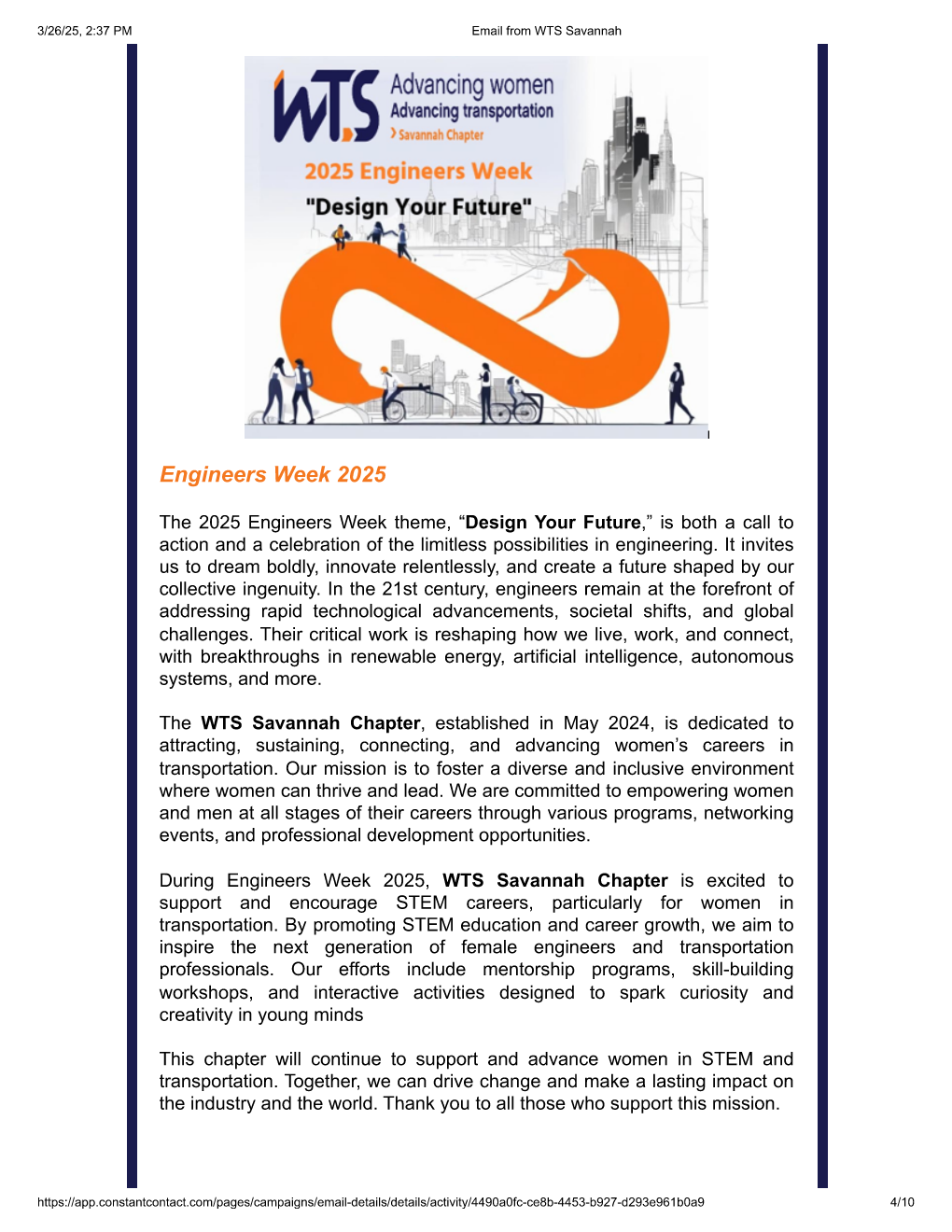 WTS Savannah Chapter Newsletter Page 4 March 2025
