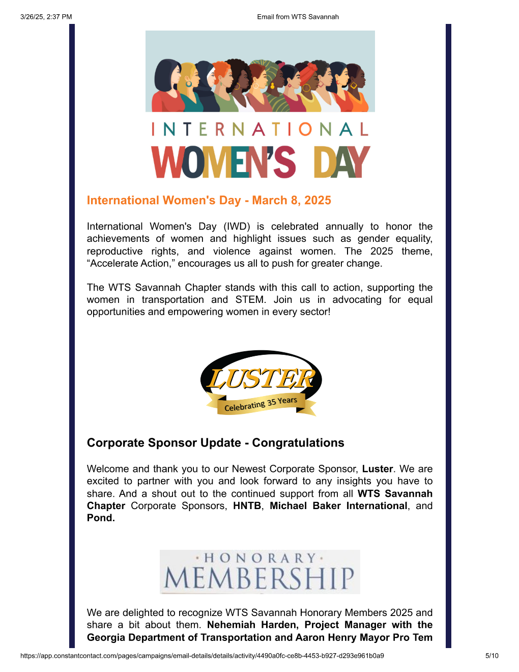 WTS Savannah Chapter Newsletter Page 5 March 2025