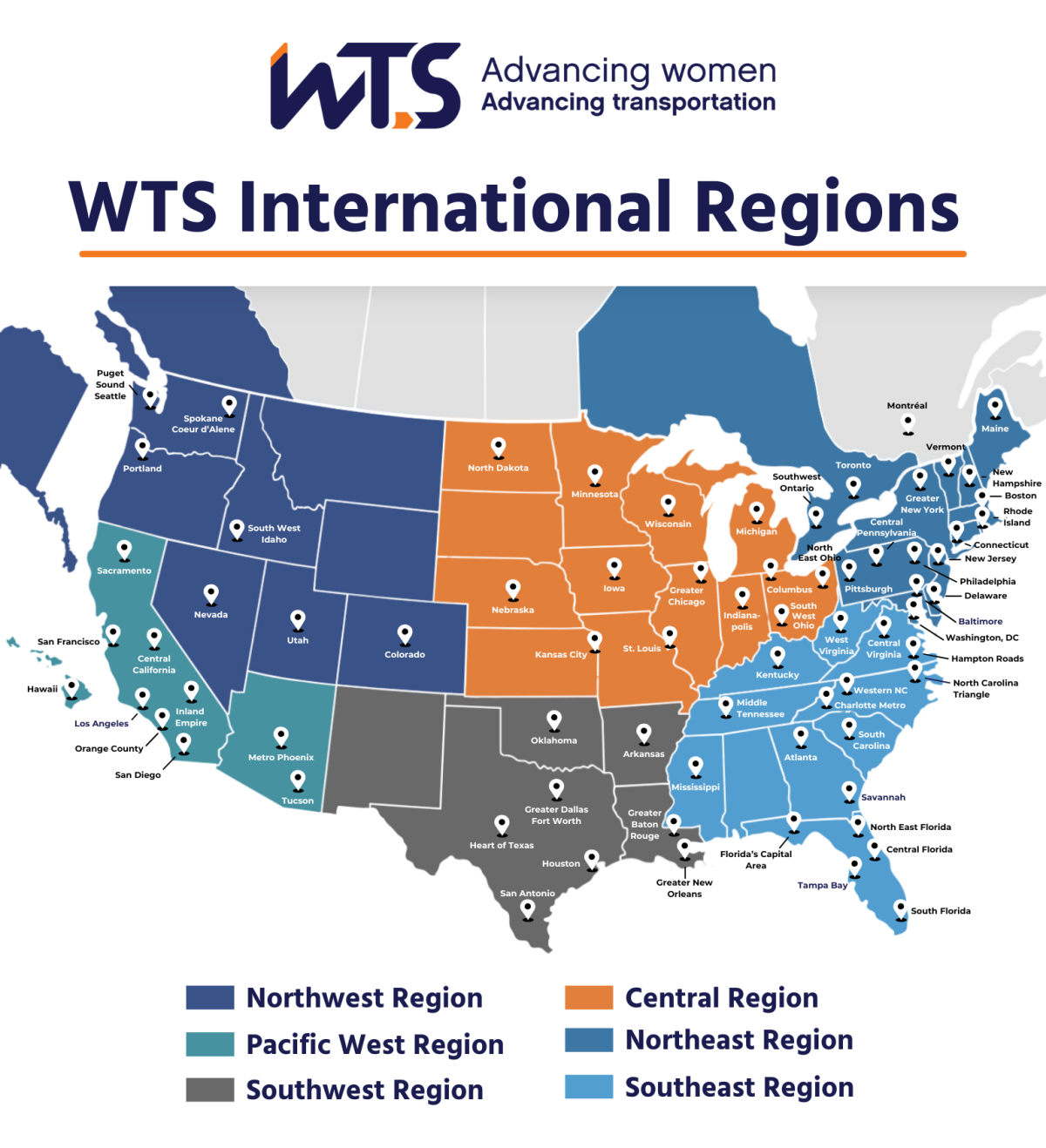 WTS Regions - add Montreal