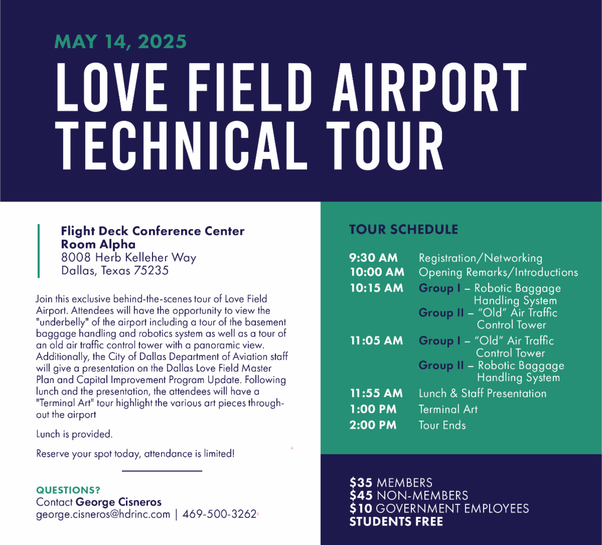 wts tech tour at love field