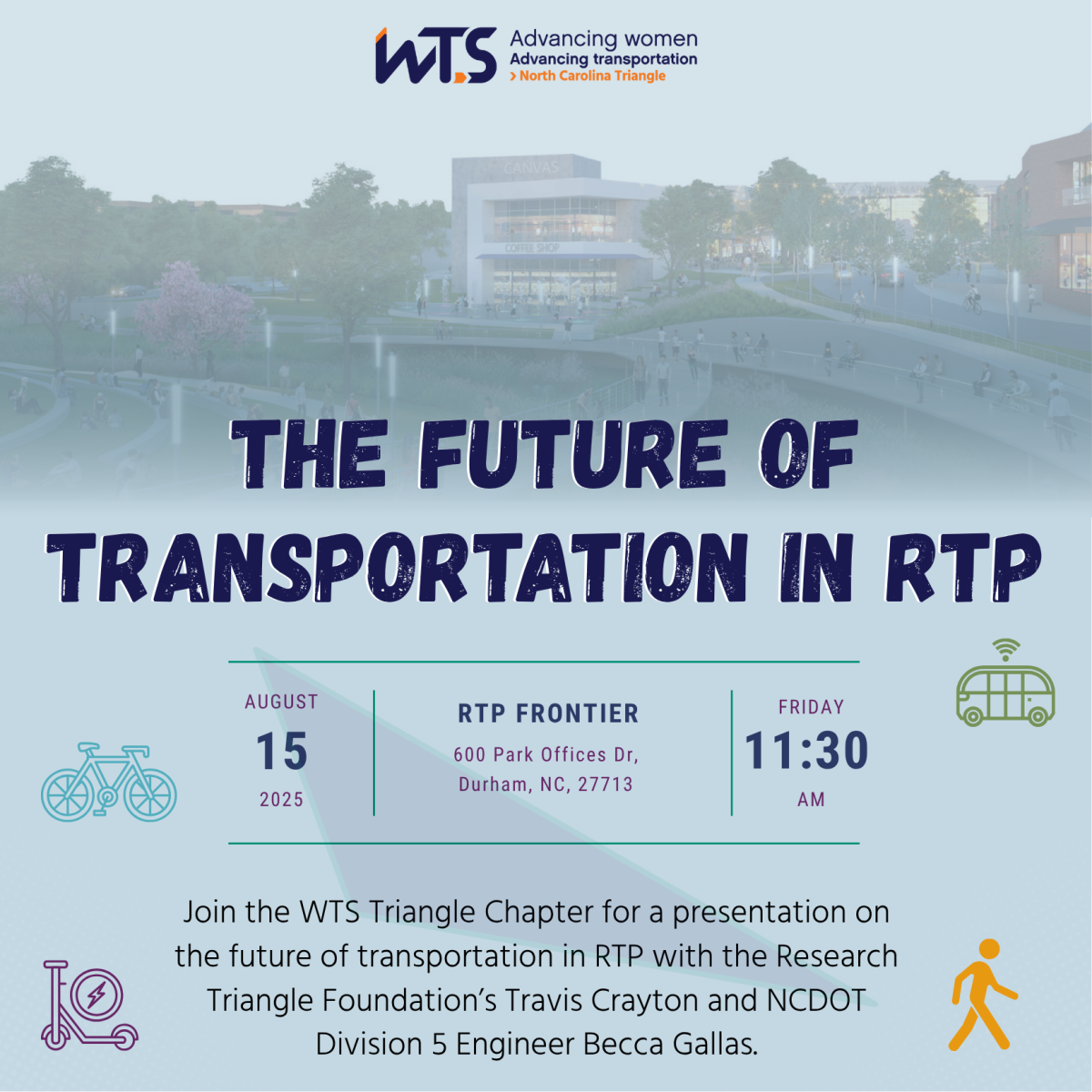 The future of transportation in RTP