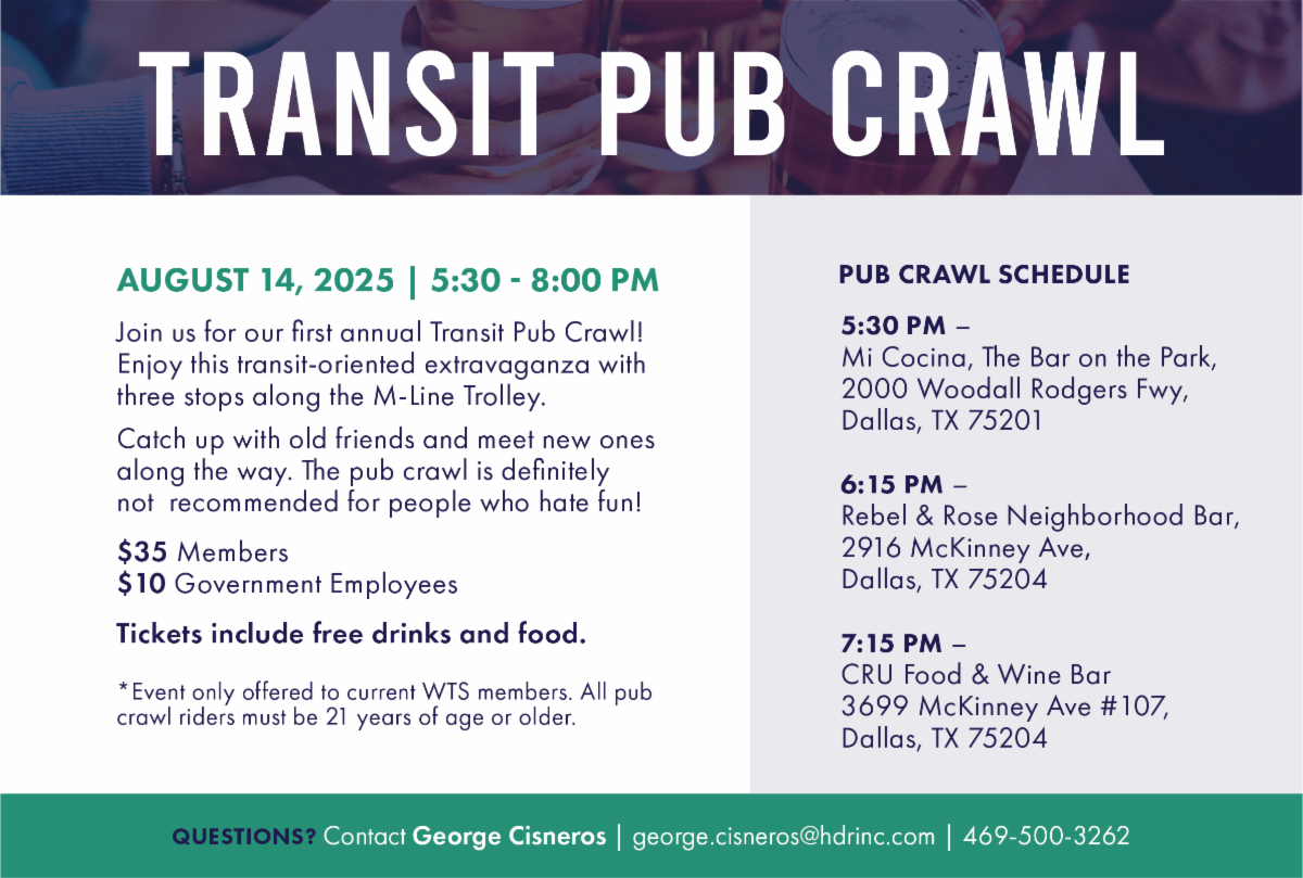 transit pub crawl flyer
