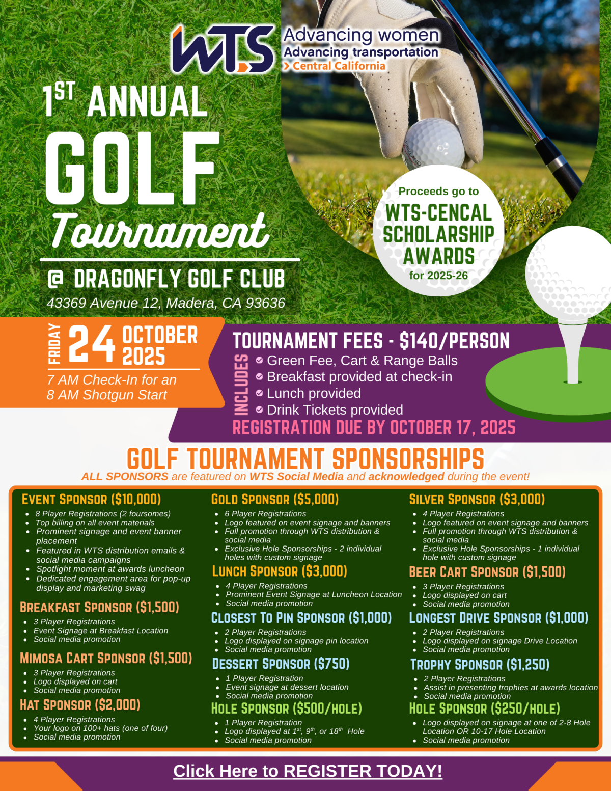 WTS-CenCal Golf Tournament