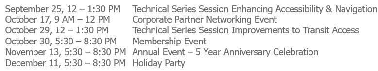 upcoming events