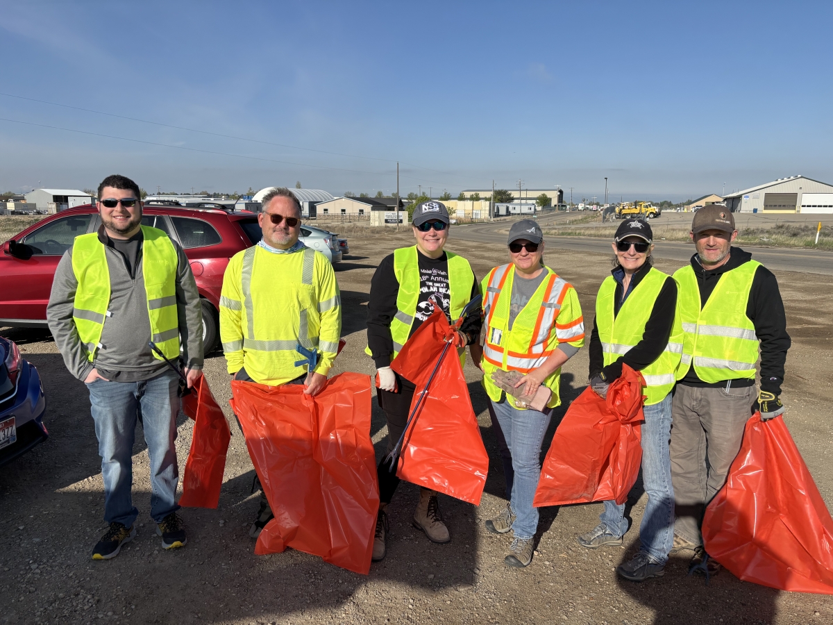 WTS SW Idaho litter pick up April 2025