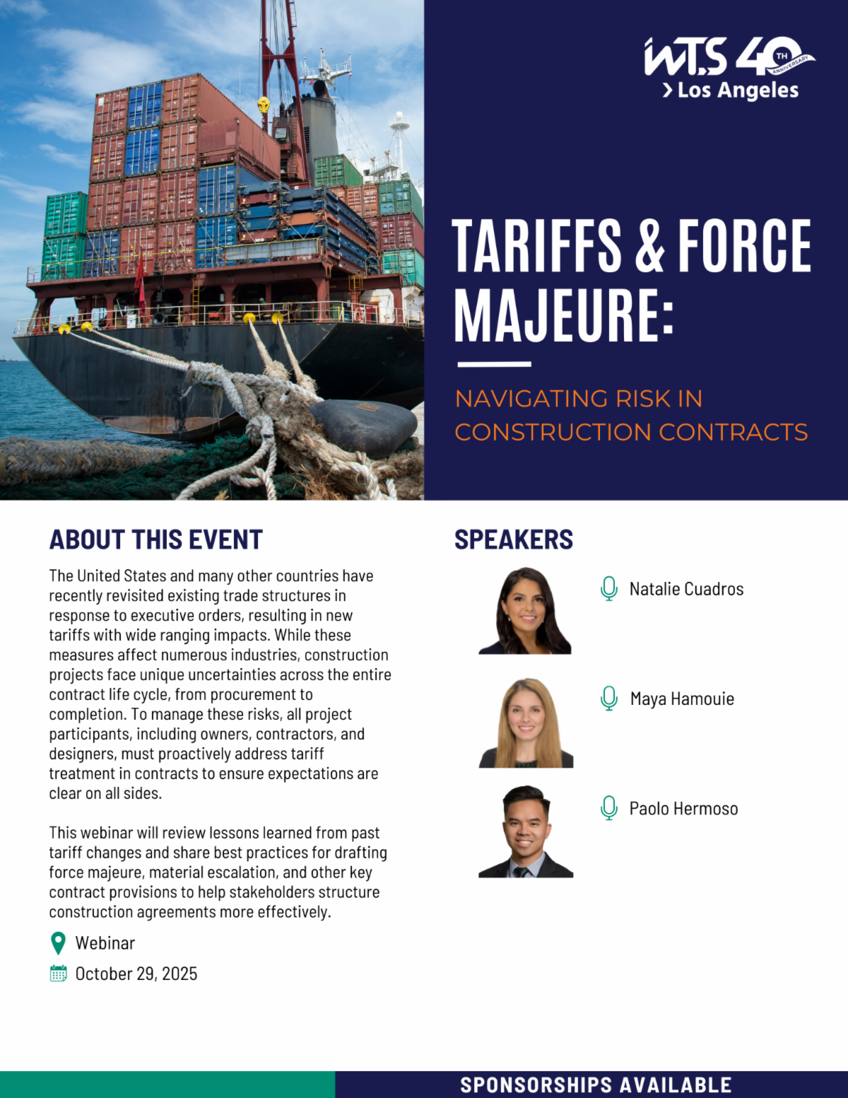 2025.10.29 Tariffs and Force Majeure