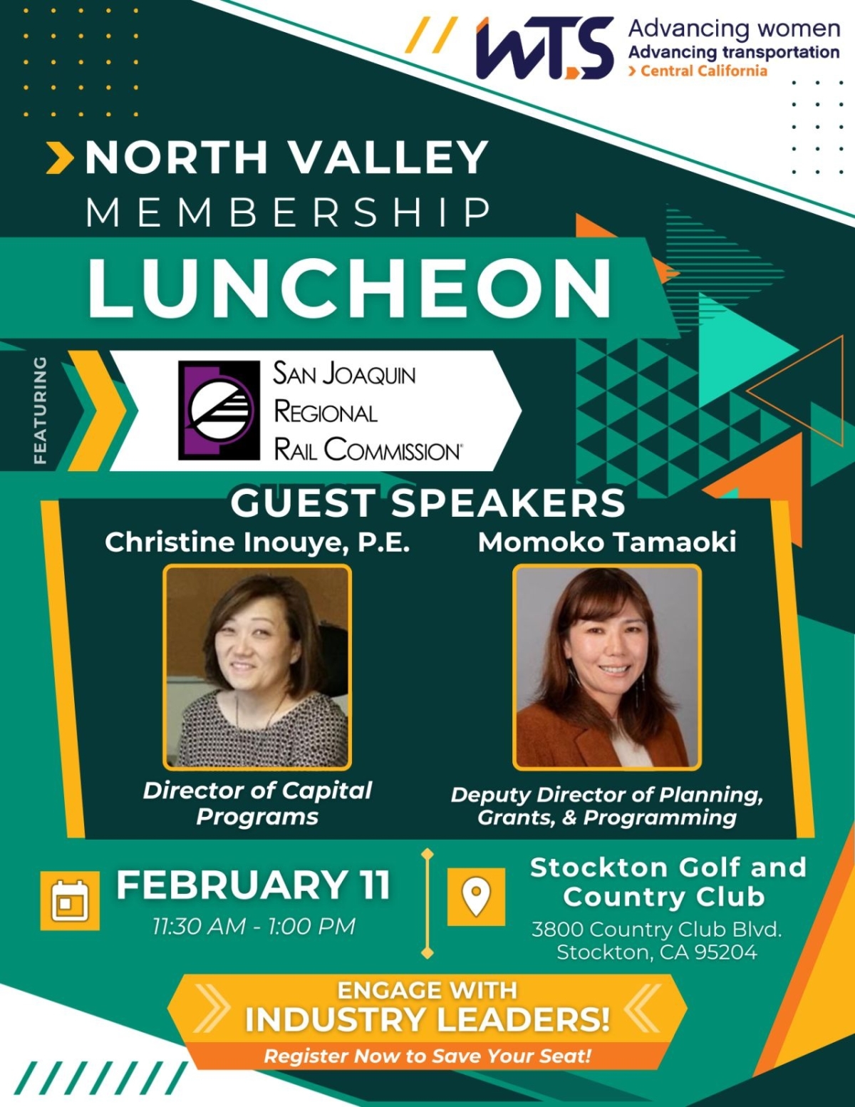 WTS-CenCal North Valley Quarterly Membership Luncheon - February 2026