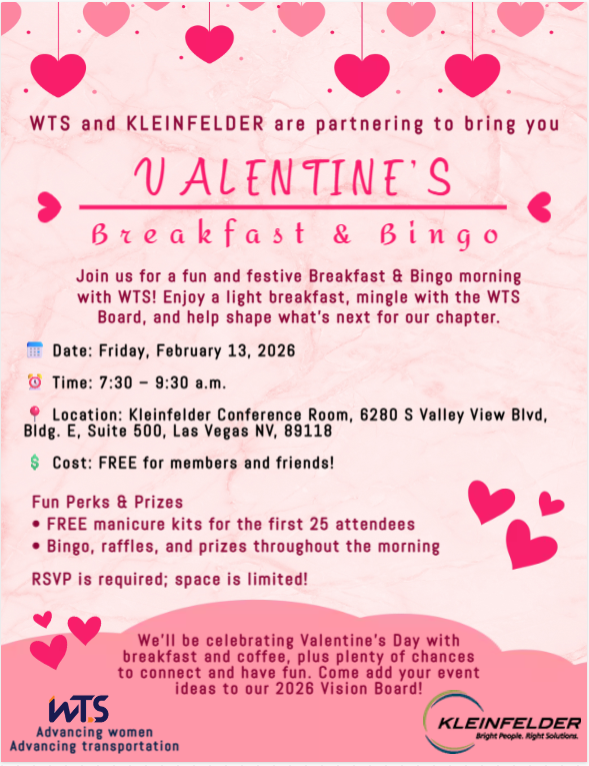 Valentine's Breakfast and Bingo flyer. Event Friday Feb. 13 from 7:30 to 9:30am