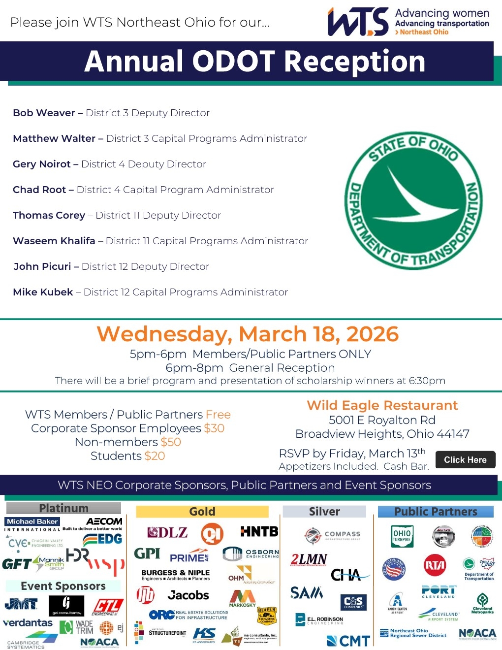 Annual ODOT Reception 2026