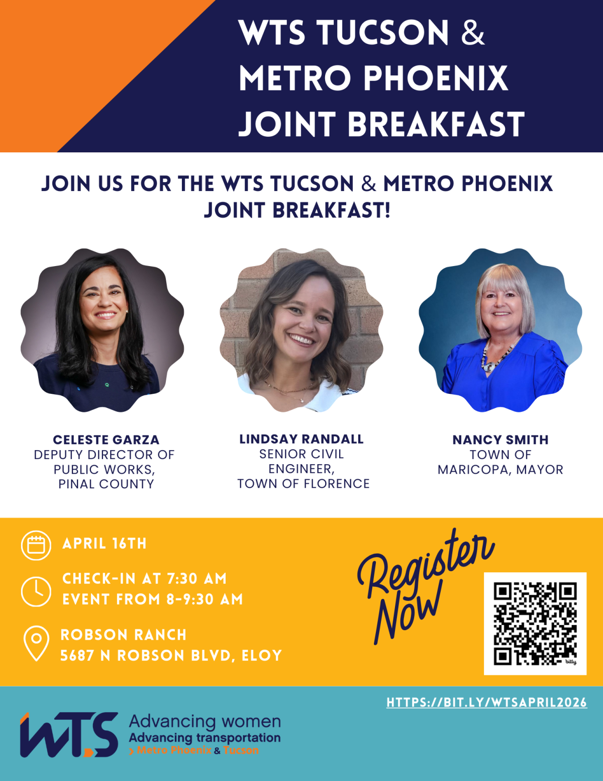 Join us for the WTS Tucson and Metro Phoenix Joint Breakfast