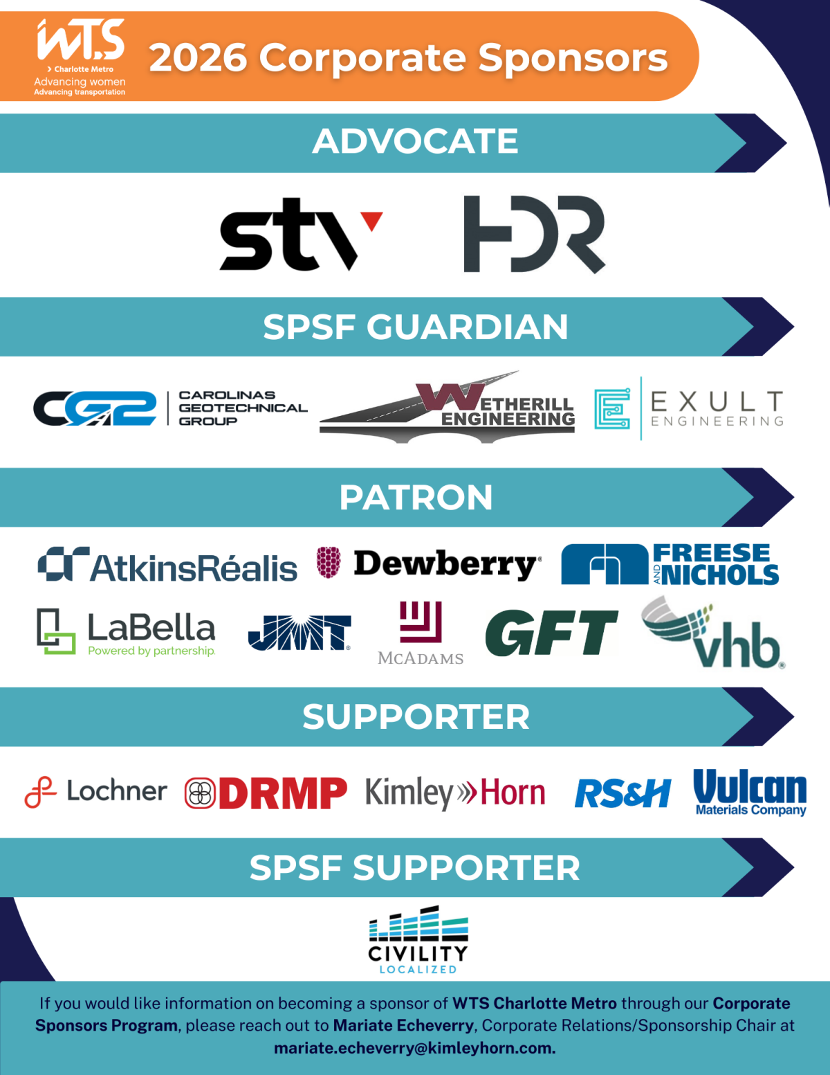 2026 WTS Charlotte Metro Corporate Sponsorship