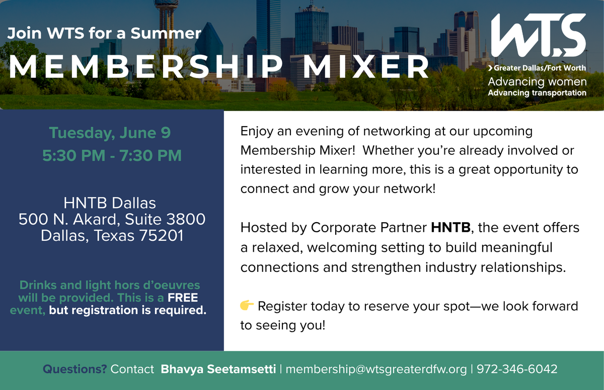 Greater DFW Chapter Summer Membership Mixer