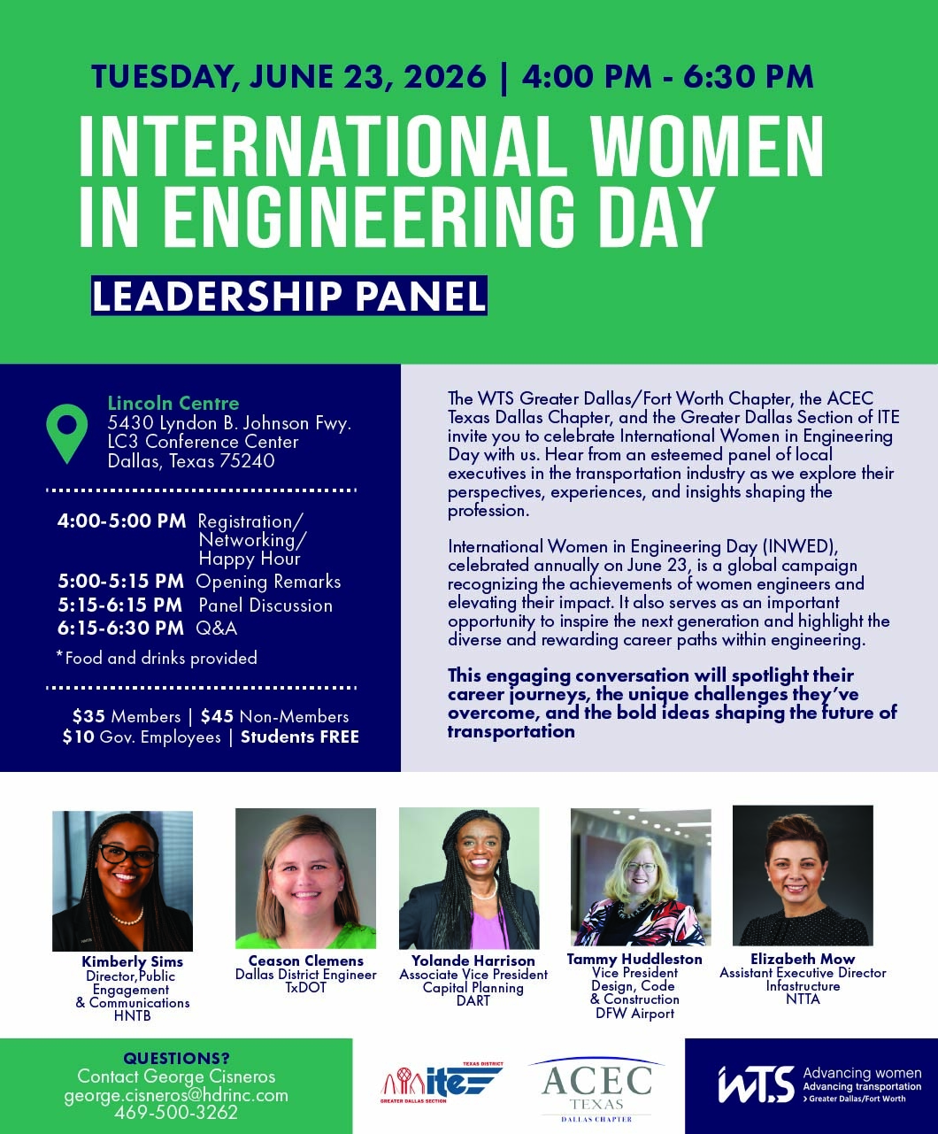 International Women in Engineering Day Panel Discussion