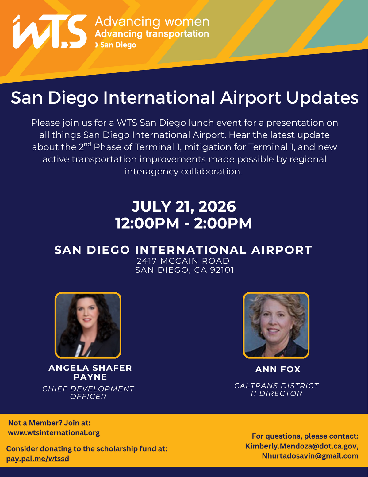 SD Airport Lunch Event