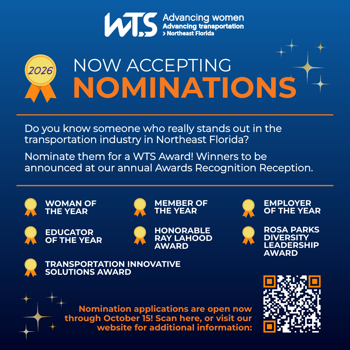 2026 WTS NEFL - Award Nominations Open!