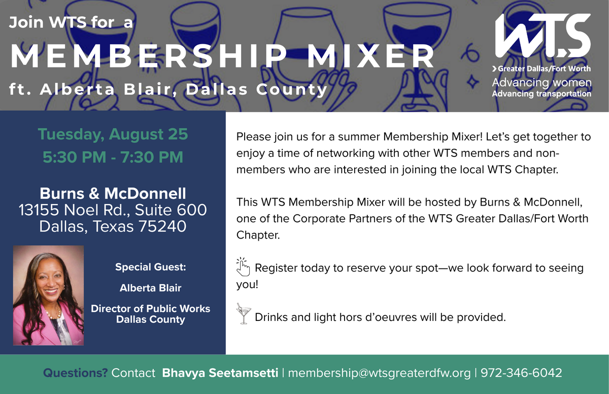DFW Membership Mixer ft. Alberta Blair