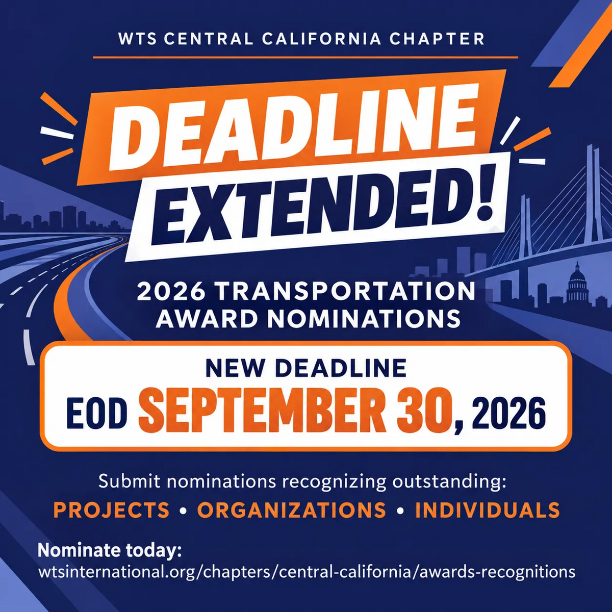 Deadline Extended to September 30, 2026